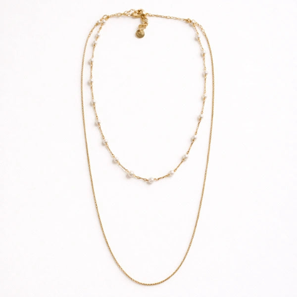 Double-Layer Pearl Necklace
