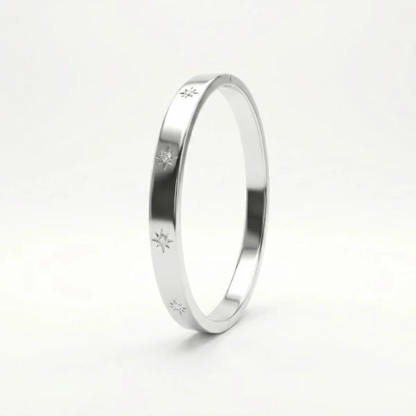 Silver Cuff - 4MM