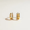 Double Line Hoop Earrings