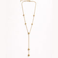 Heart Y-Chain Necklace – Gold